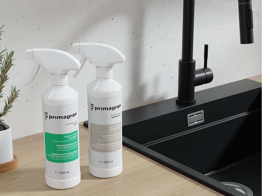 Zestaw do czyszczenia i impregnacji zlewozmywaków granitowych Primagran® 500 ml