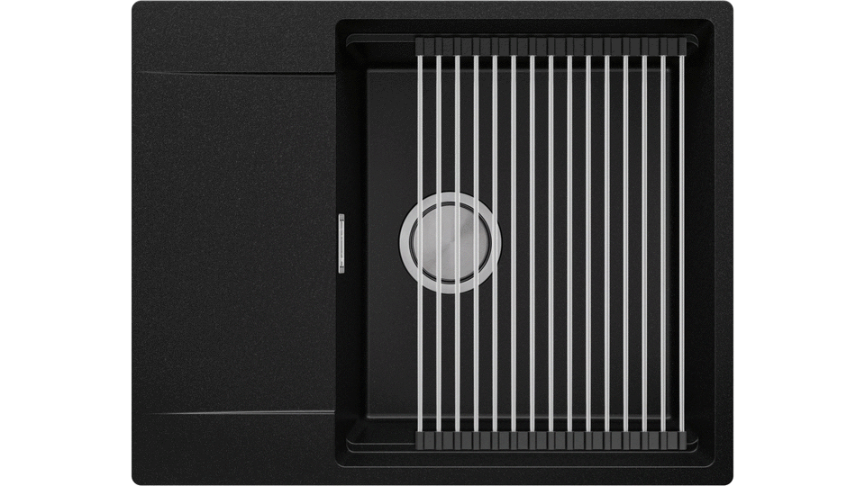 Zlewozmywak kuchenny granitowy jednokomorowy z ociekaczem San Francisco 620 Compact