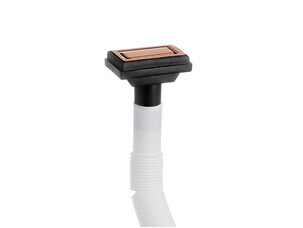 Syfon Save Space + Easy Clean dwukomorowy manualny z maskownicą - pionowy przelew
