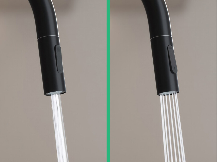 Bateria kuchenna z wyciąganą wylewką 2 typy strumienia 9010 Premium Primagran