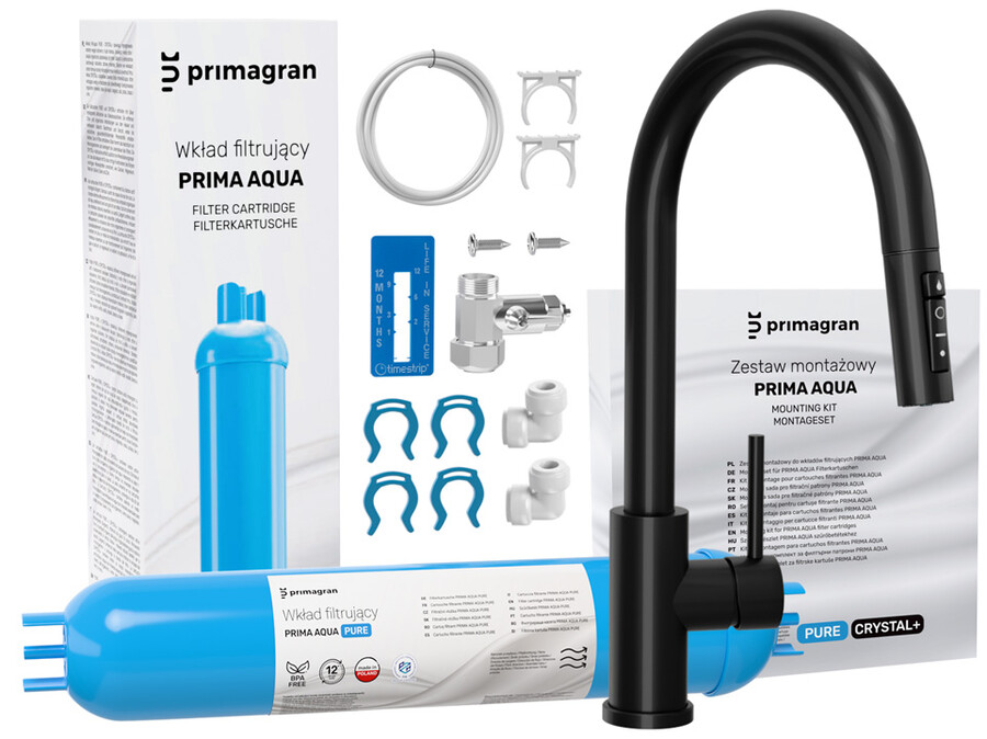ZESTAW Bateria kuchenna 9210 z systemem filtrującym PRIMA AQUA PURE